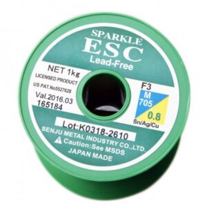 Loddetinn 2m φ0.8mm SENJU ECO Lead Free M705 HiFi Silver Solder Ag3 Japan