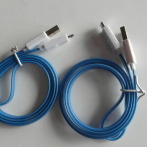 USB 2.0 til micro USB blå kabel