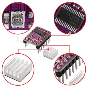 Step Motor Driver Board for Reprap 3D Printer Compatible to Arduino