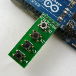 Arduino keypad 4 Button Key Module Switch Keyboard for UNO MEGA2560 Breadboard