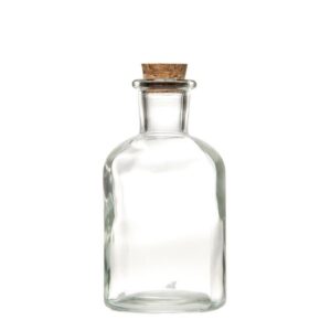 Oppbevaringskrukke med kork Klart glass 6cm