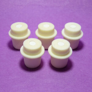 Tapered Silicon Bung Stopper with hole for Erlenmeyer Flasks