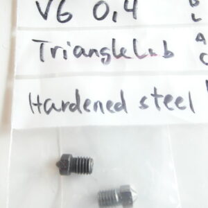 V6 Extruder Steel Nozzle 0.4 mm For 1.75mm mørkgrå
