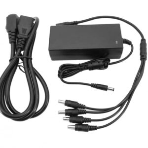 Strømforsyning for opptil 4 overvåkningskameraer