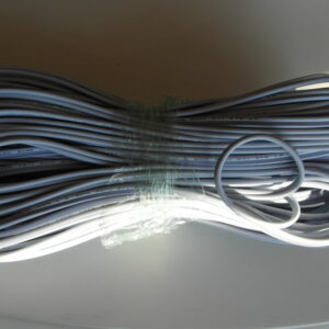 lys gråblå kabel 2 pin 18AWG