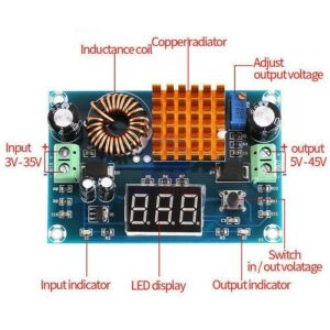 XH-M411 DC 3V-35V to DC 5V-45V Boost Converter