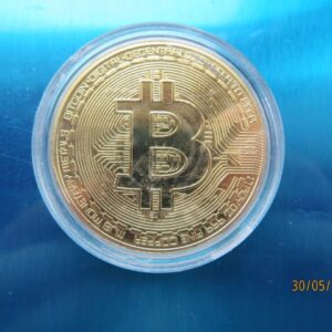 gold plated 1 bitcoin