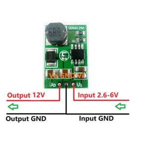 Mini step up module til 12v