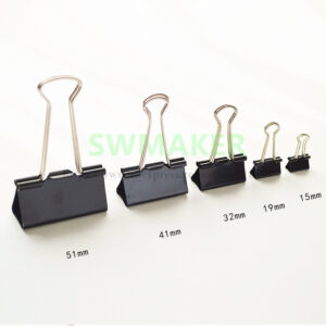 4pcs 19mm black Clips Foldback Glass Bed Clip