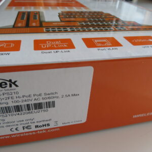 Wi-tek PoE Switch for 8ch