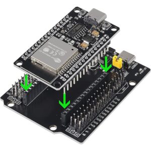 ESP32 WiFi+Bluetooth module USB-C +adapter board