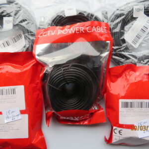 Forlengelsekabel til overvåkings kamera utstyr 10m.