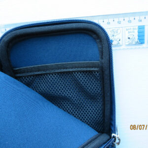 Blå stor mobilveske etui