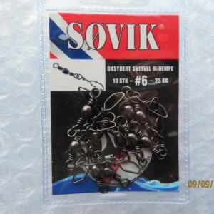 Søvik sortoks swivel med hempe str 6