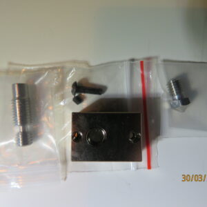 V6 Plated Copper hotend heatbreak block 0,4 mm nozzle