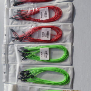 6x 22AWG kabler rød grønn 30cm