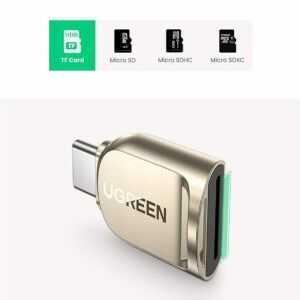 Minnekortleser USB-C OTG USB 3.1 Gull