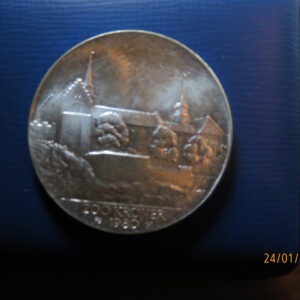 Sølvmynt 200 KR 1980 i etui