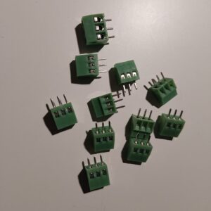KF128-3P 2,54mm Pitch 3 pin Straight Pin PCB Terminal