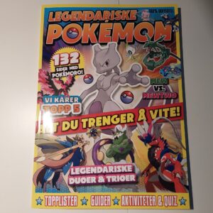 Legendariske Pokémon hefte på norsk